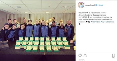 valore rolex icardi|Inter, Icardi regala un Rolex a tutta la squadra per il titolo di .